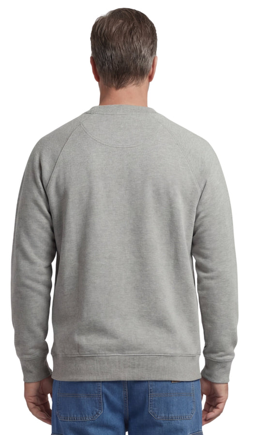 Men's 3-Pocket Fleece Sweatshirt with Raglan Seams
