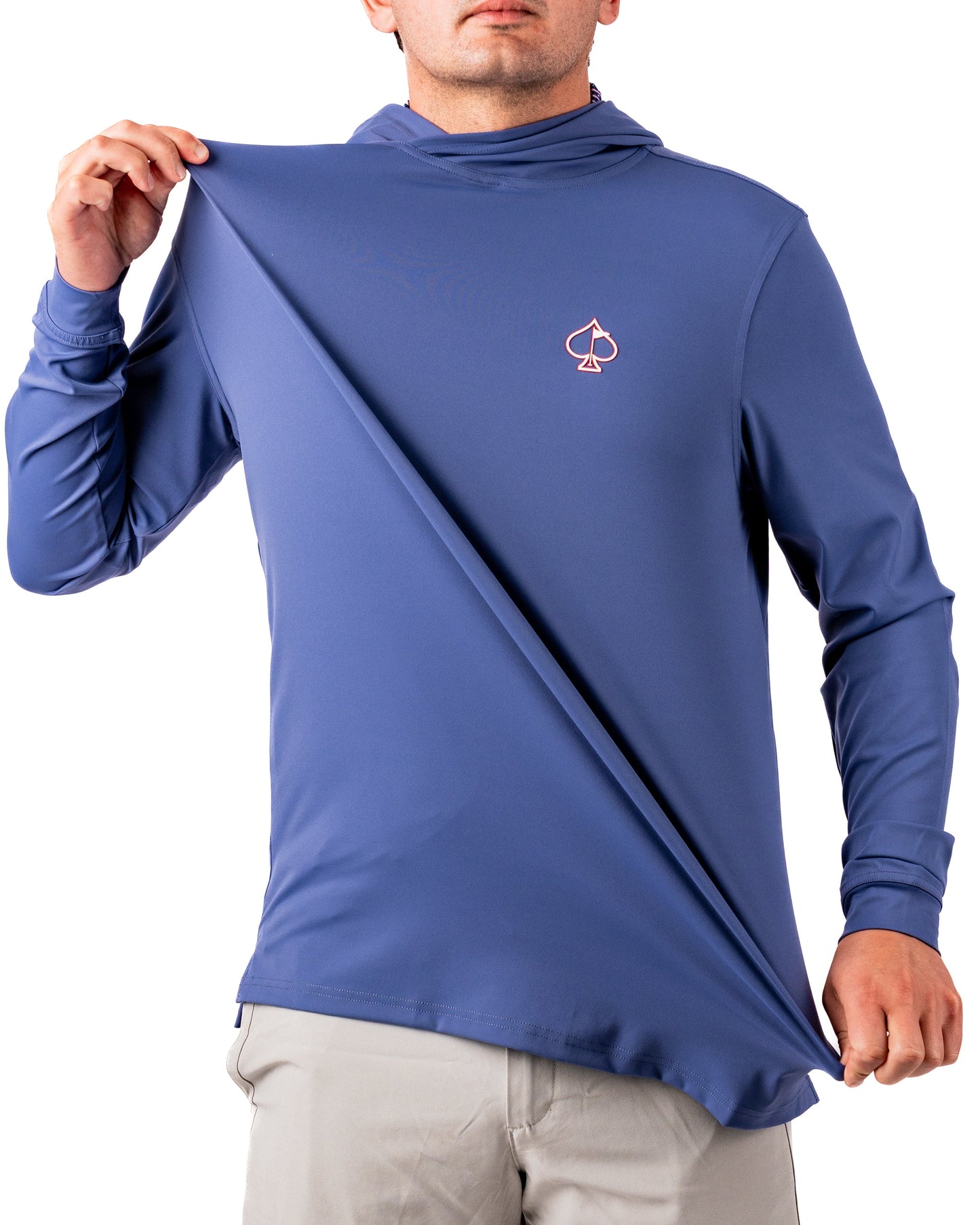 Performance Golf Hoodie - Wavy Stars and Stripes