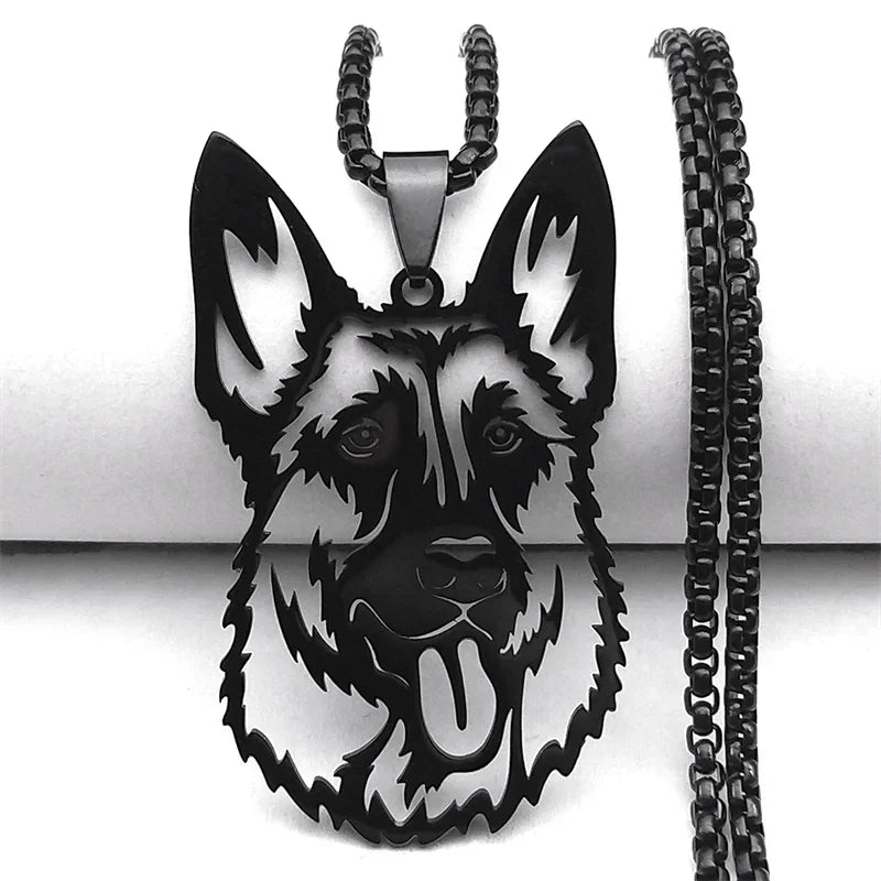 French Bulldog Pendant Necklace | Stainless Steel Dog Jewelry for Men