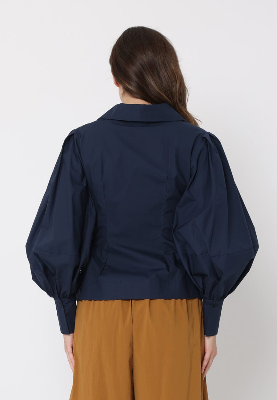 Crossbody Long Sleeve Solid Top