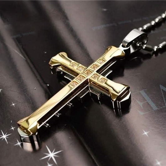Jesus Cross Pendant Necklace Jewelry