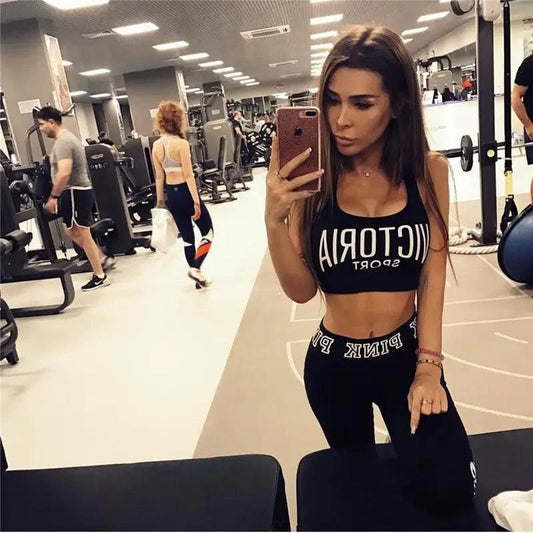 Vintage Style Fitness Women Sports Bra Breathable Crop Top Running Gym Yoga Tops Ladies Seamless Padded Push Up Bras Workout Wear