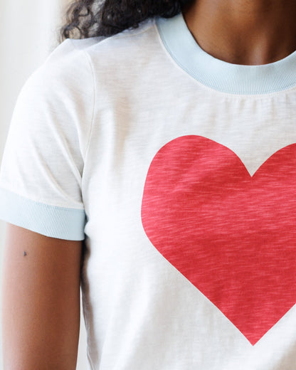 Heart to Heart Ringer Tee