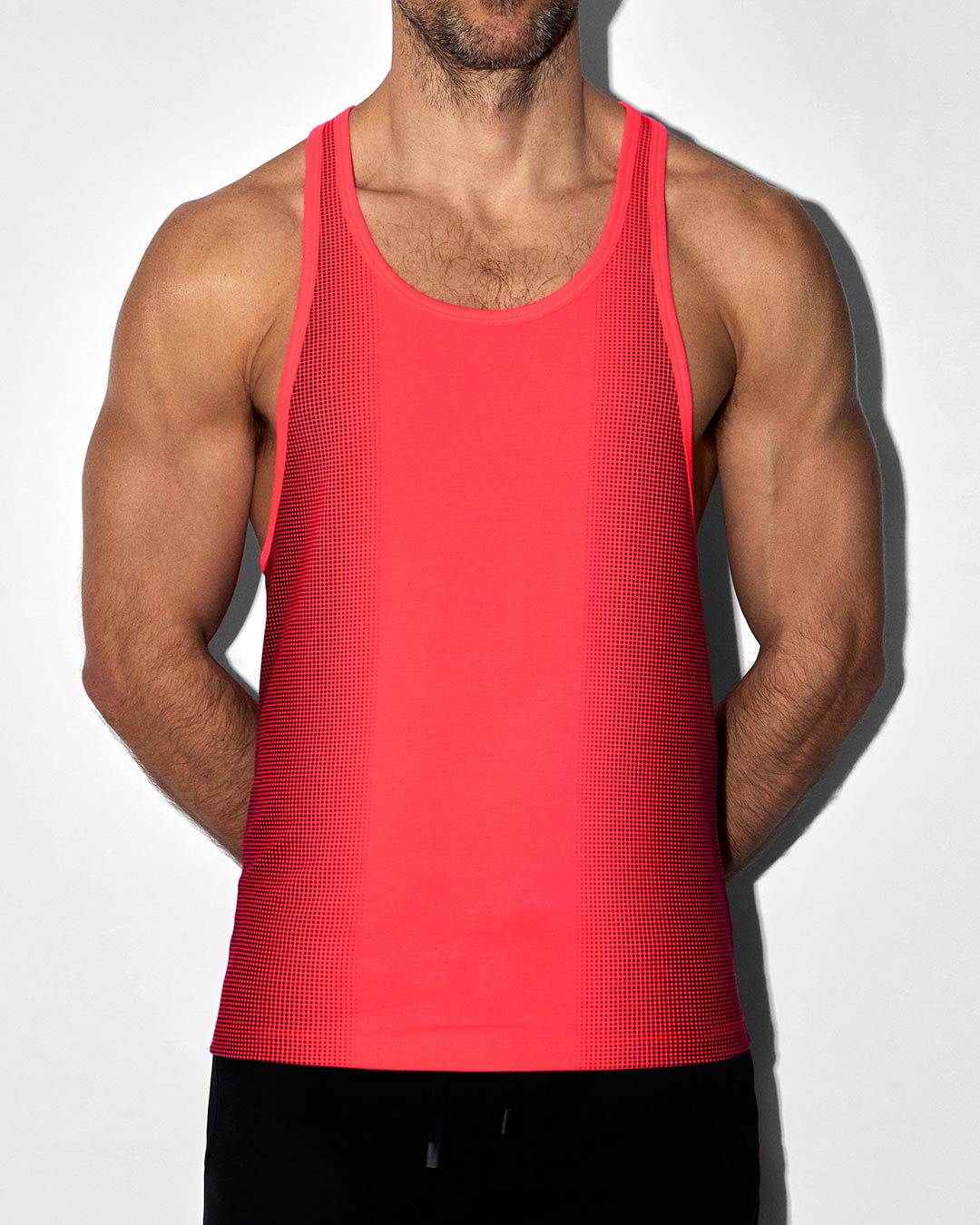 Super Bright Racerback Tank Neon Red