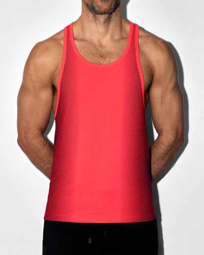 Super Bright Racerback Tank Neon Red