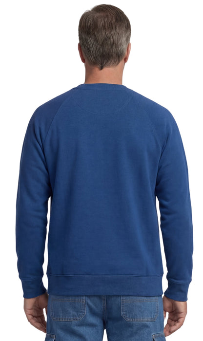 Men's 3-Pocket Fleece Sweatshirt with Raglan Seams