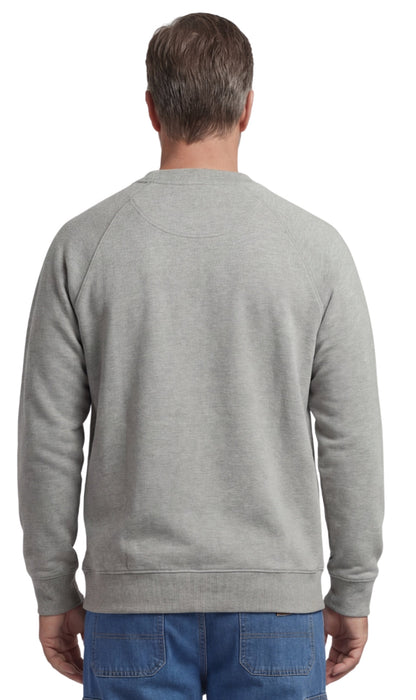 Men's 3-Pocket Fleece Sweatshirt with Raglan Seams