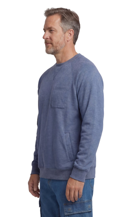 Men's 3-Pocket Fleece Sweatshirt with Raglan Seams