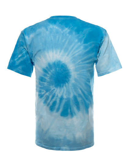 Sky Multi Spiral Tie ﻿Dye