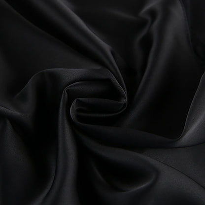 Sleeveless Satin Cheongsam Collar Fitted Midi Dress