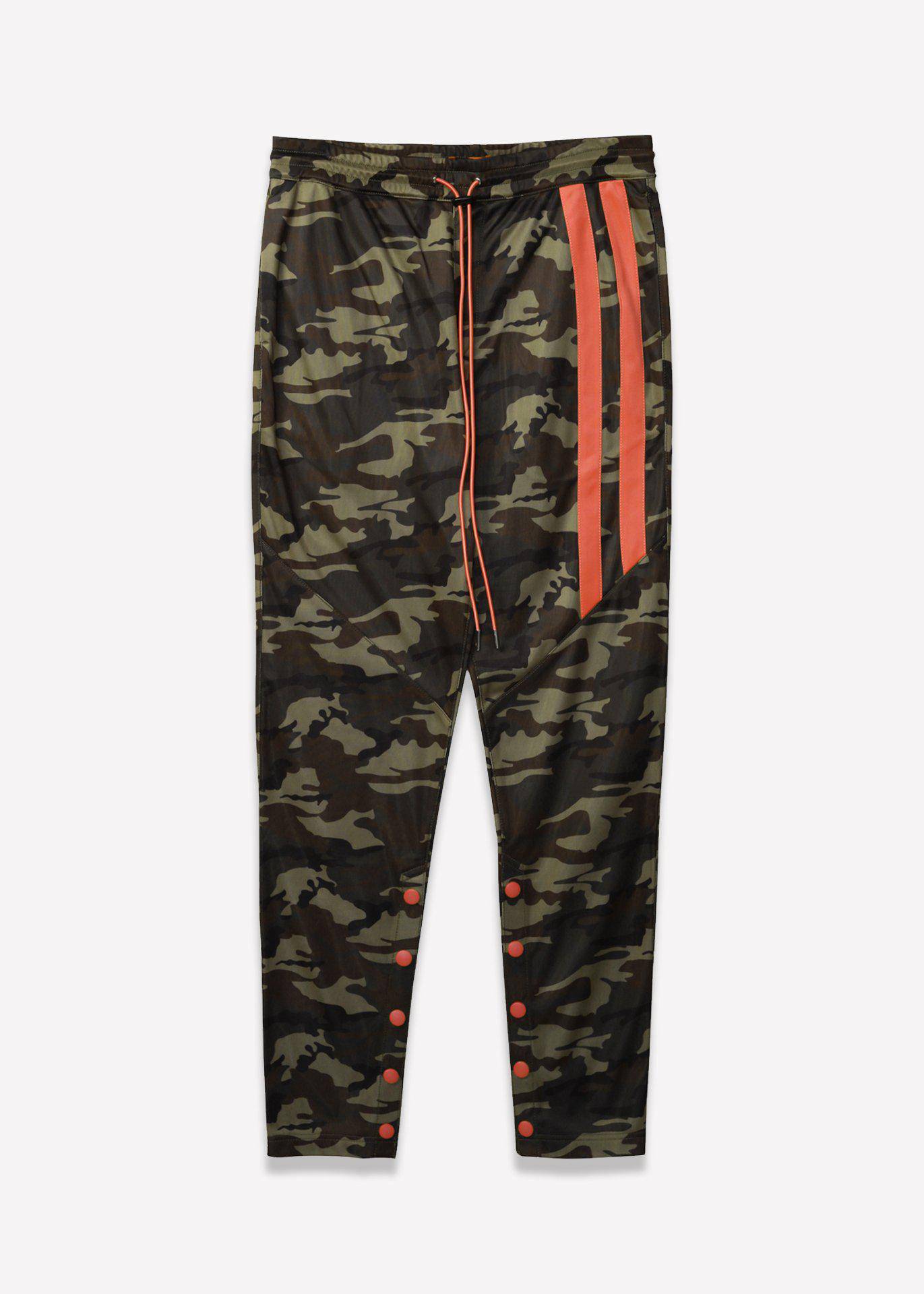 Men's Snap Track Pants in Camo - Blank State
