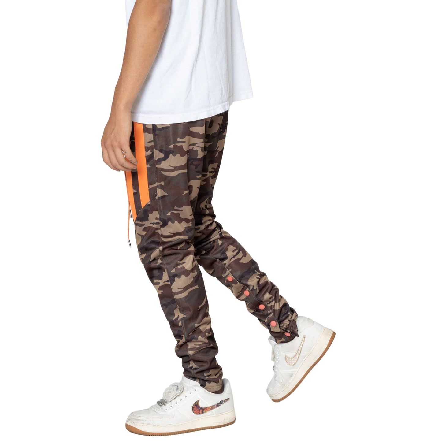 Men's Snap Track Pants in Camo - Blank State