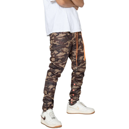 Men's Snap Track Pants in Camo - Blank State