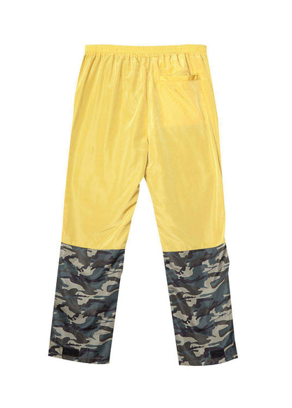 Men's Camo and Yellow Color Block Cargo Pants - Blank State