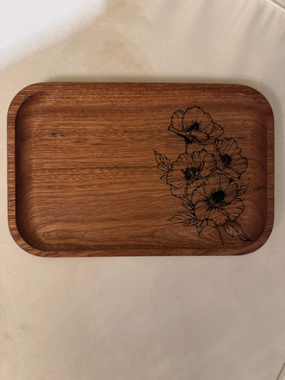 Custom Engraved Trays – Handmade & Personalized