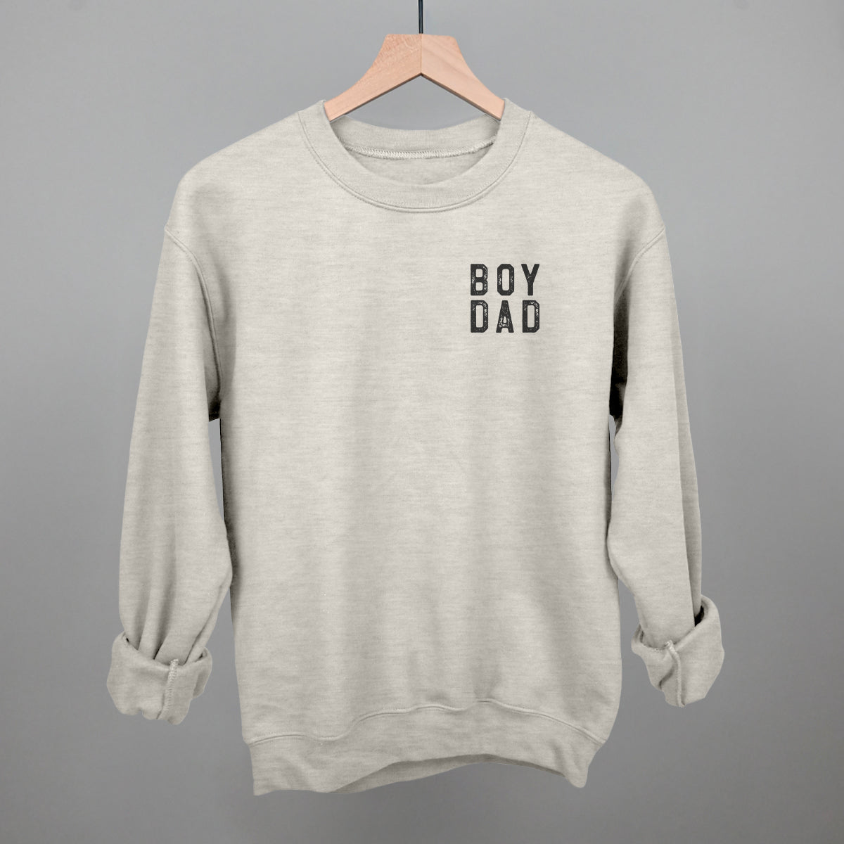Boy Dad Block Letters (Left Chest)