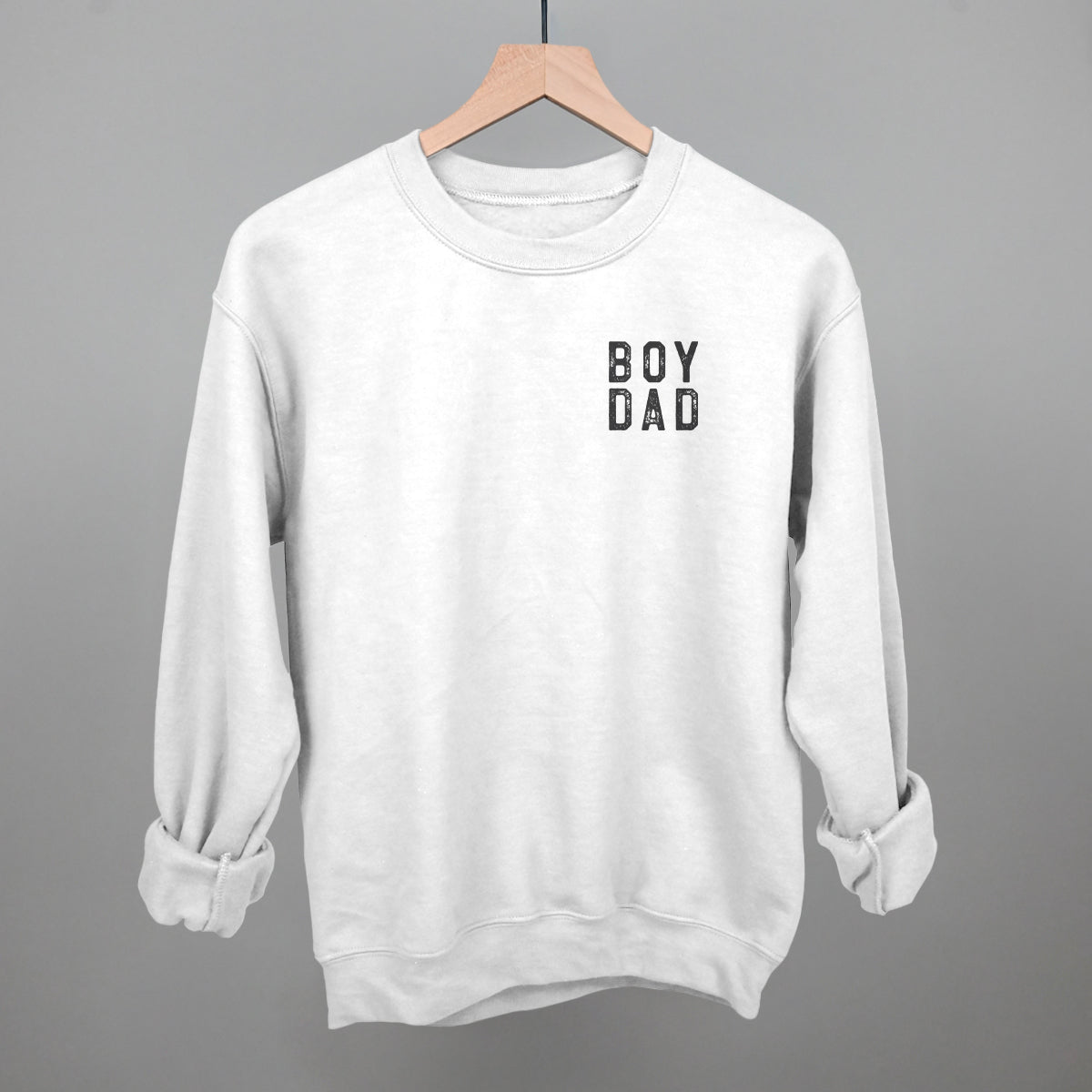 Boy Dad Block Letters (Left Chest)