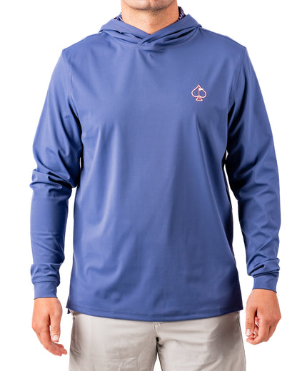 Performance Golf Hoodie - Wavy Stars and Stripes