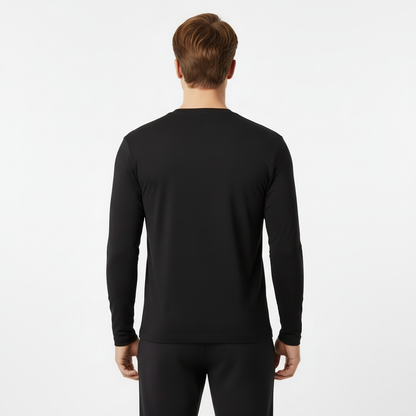 Mason Black Long Sleeve Crew