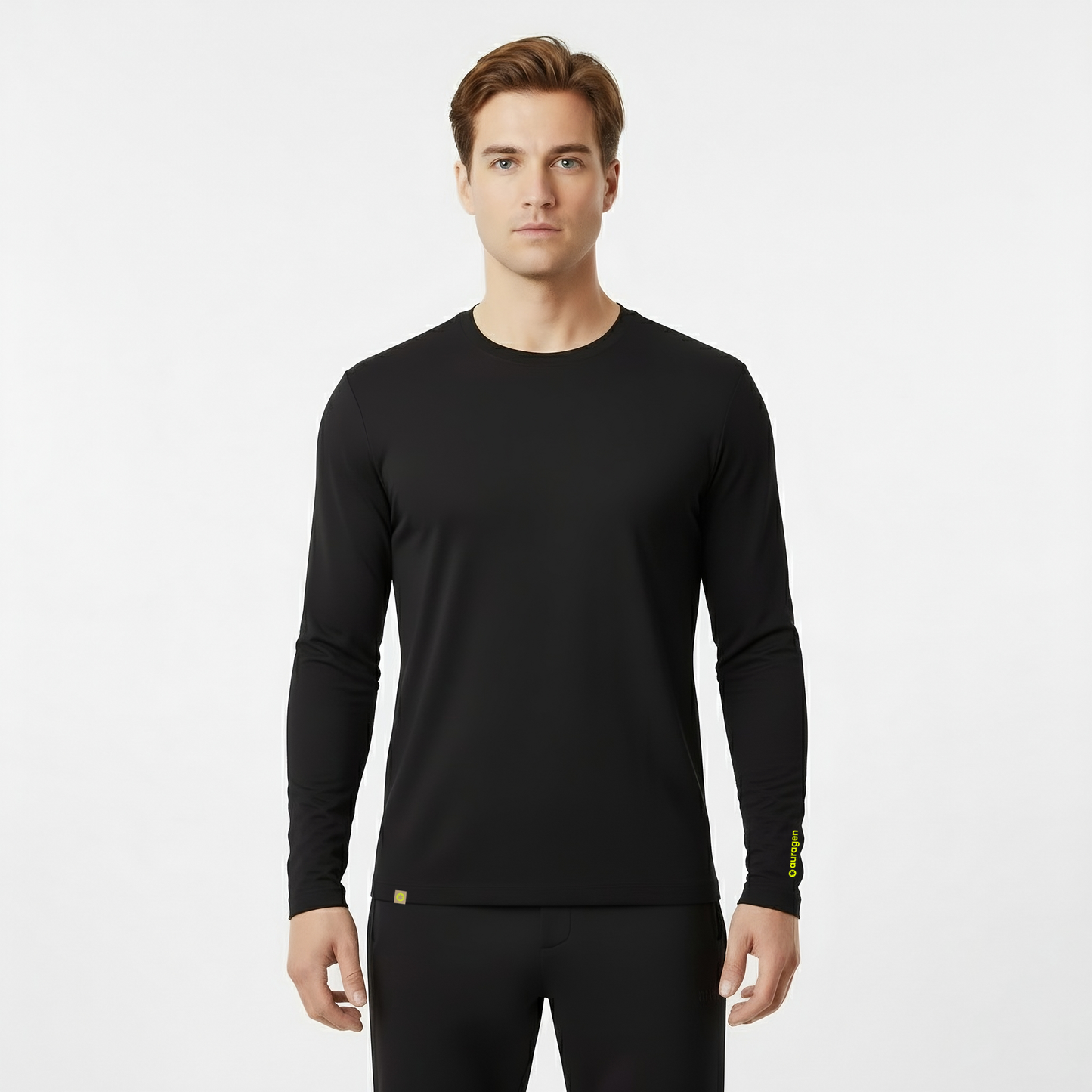 Mason Black Long Sleeve Crew