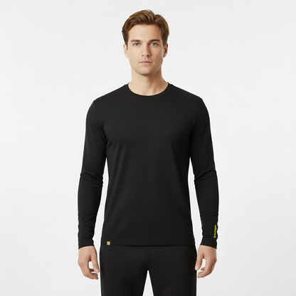 Mason Black Long Sleeve Crew