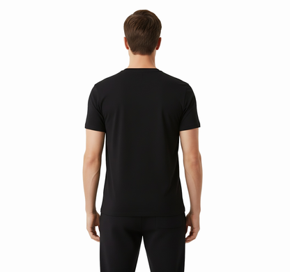 Elijah Black Short Sleeve Crew