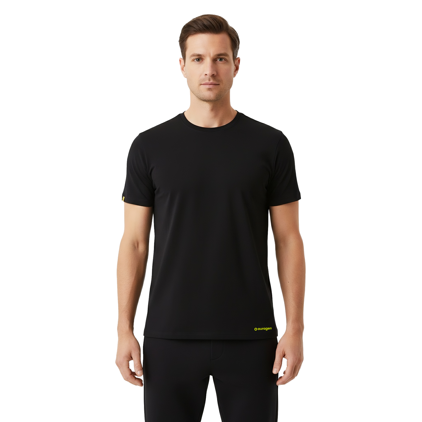 Elijah Black Short Sleeve Crew