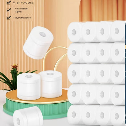 Spring Touch 4-Ply Toilet Paper Ultra Soft Strong Bath Tissue 10/20/30 Rolls Lint-Free