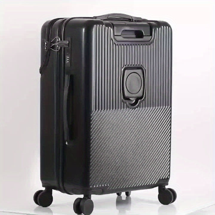 Carry On Luggage Hard Shell Spinner Suitcase USB TSA Lock Front Pocket Travel Bag