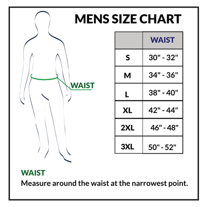 Men's Brushed Fleece Cargo Pants — Pull-On with Inner Drawstring