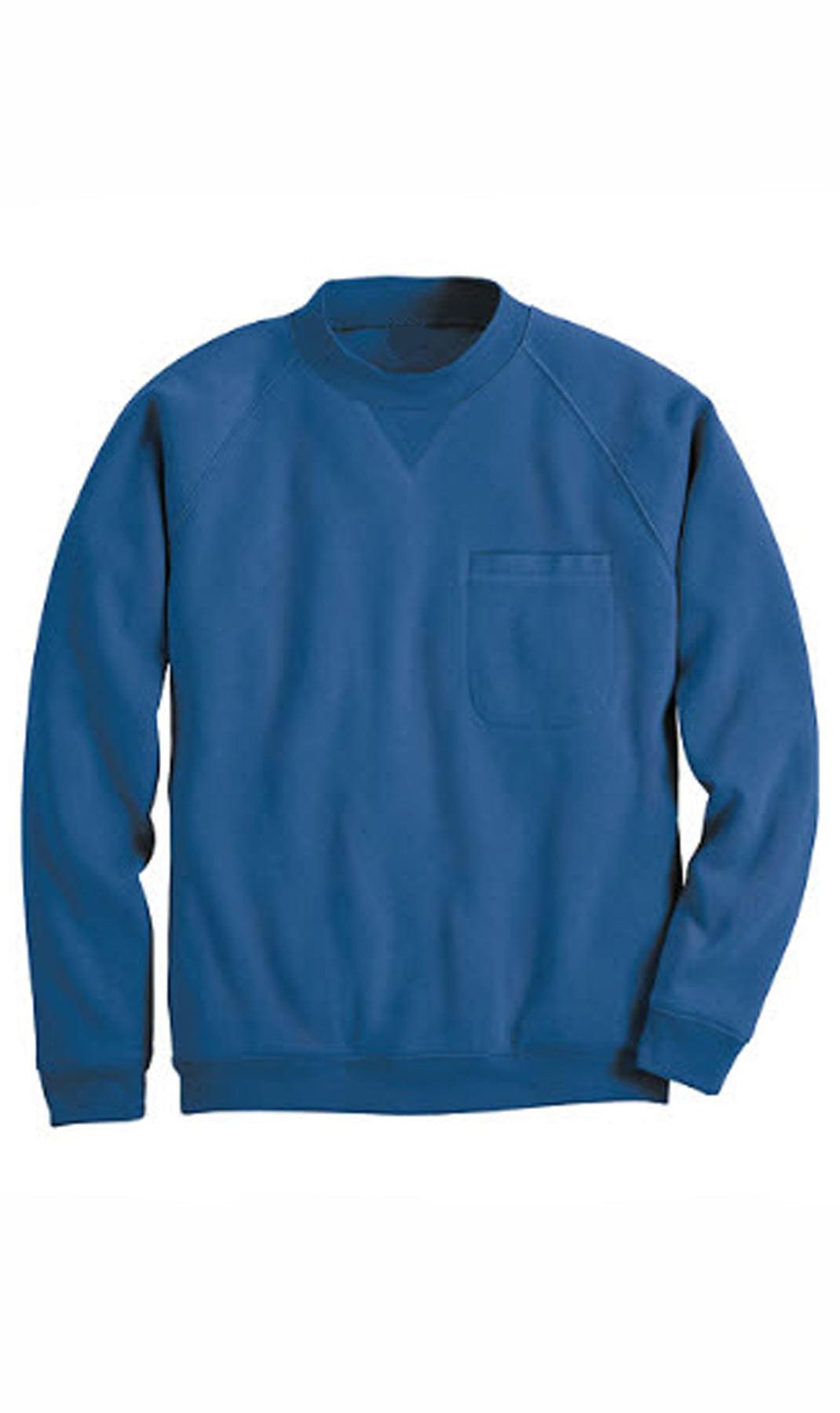 Men's 3-Pocket Fleece Sweatshirt with Raglan Seams