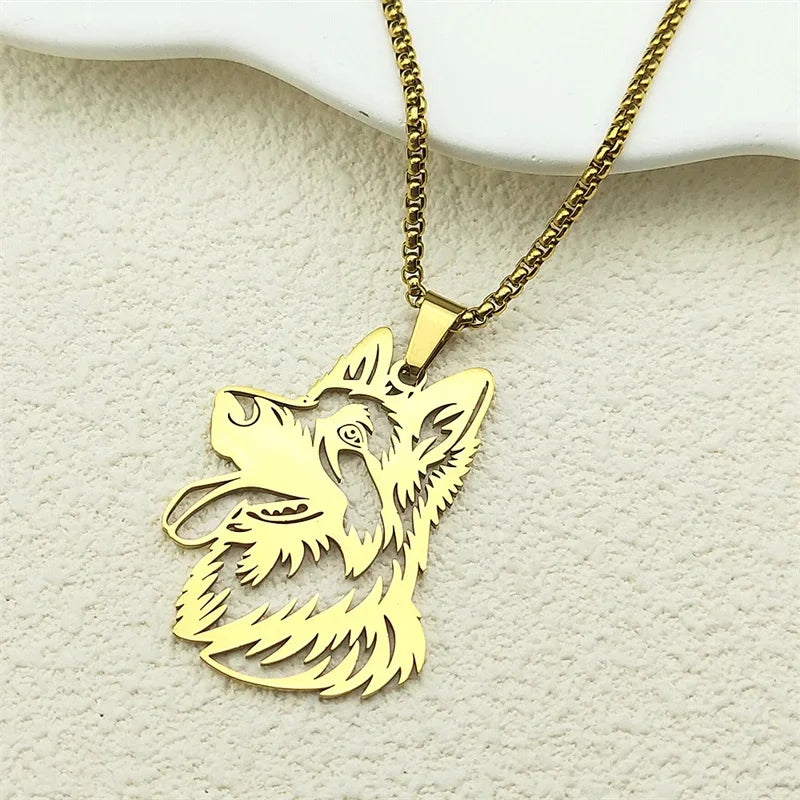 French Bulldog Pendant Necklace | Stainless Steel Dog Jewelry for  Men