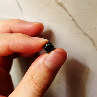 Magnetic Stud Earrings for Men | Non Pierced Crystal Clip On Earrings