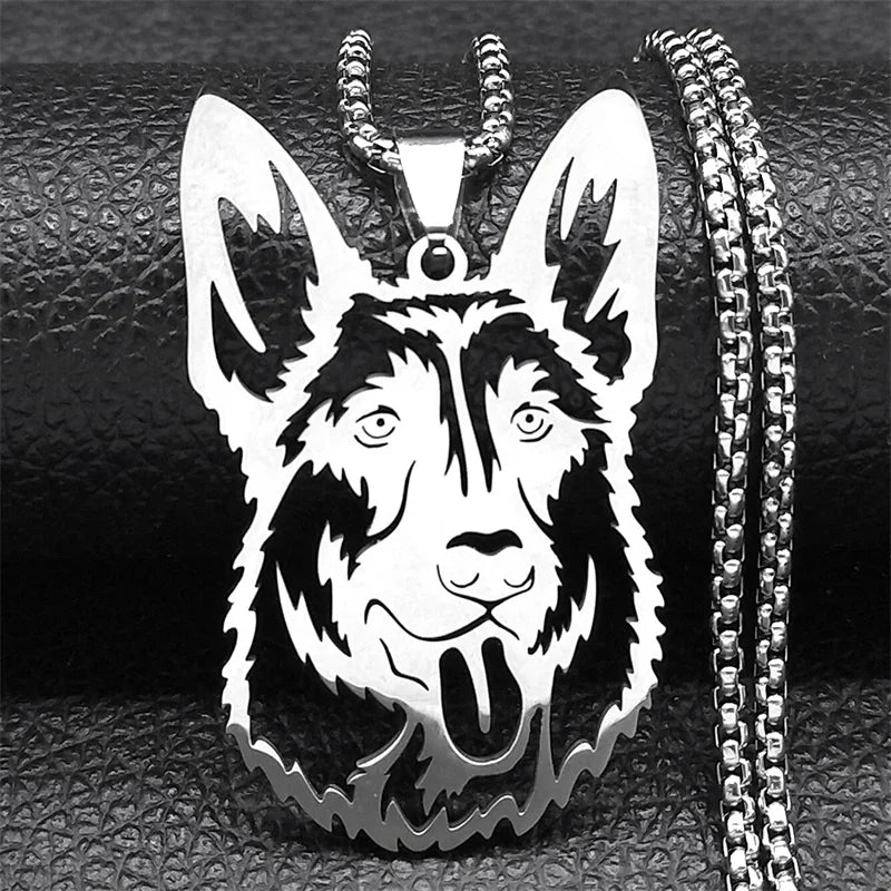 French Bulldog Pendant Necklace | Stainless Steel Dog Jewelry for  Men