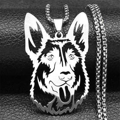 French Bulldog Pendant Necklace | Stainless Steel Dog Jewelry for  Men