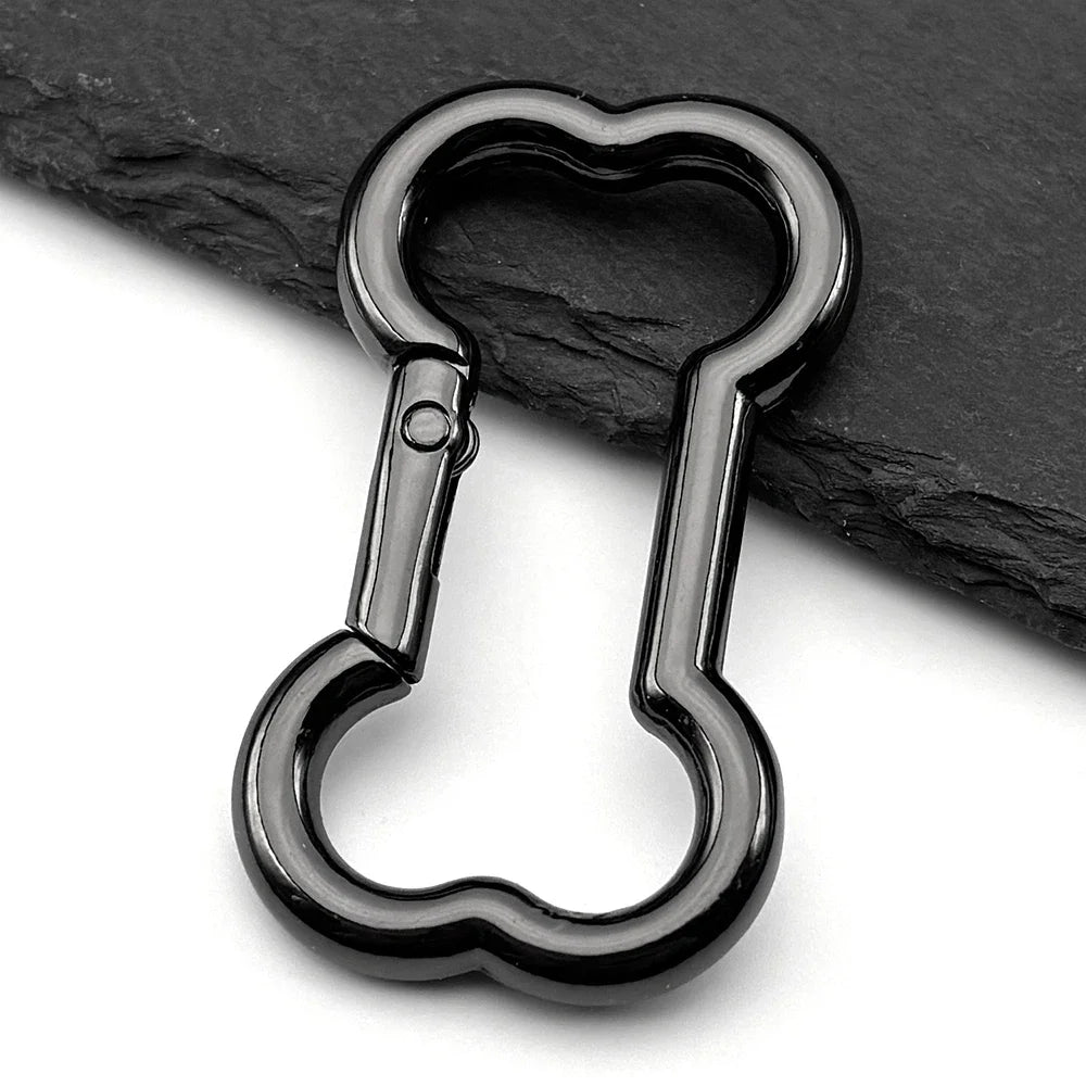 Punk Dog Bone Pendant Necklace | Stainless Steel Silver Goth Choker