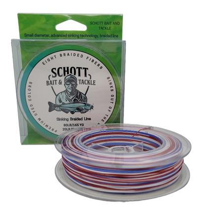 Sinking Braided Fishing Line | Schott Bait and Tackle | Best Braid on the Market