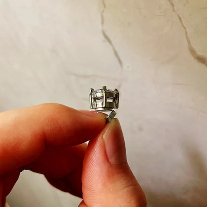 Magnetic Stud Earrings for Men | Non Pierced Crystal Clip On Earrings