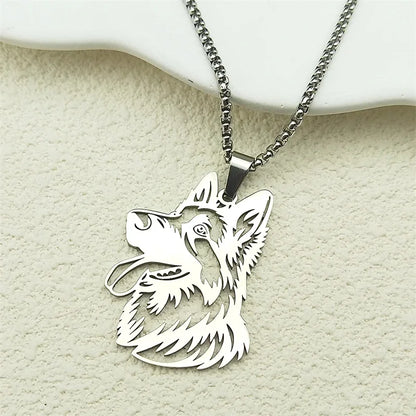 French Bulldog Pendant Necklace | Stainless Steel Dog Jewelry for  Men