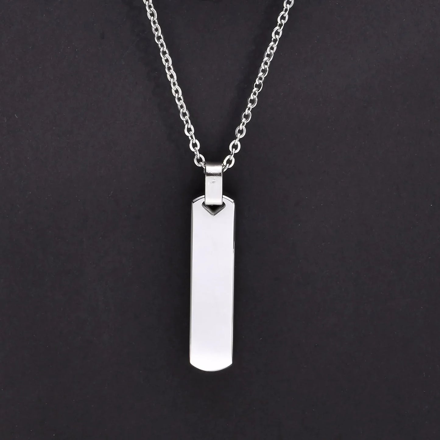 2pcs Vertical Layer Necklaces for Men | Waterproof Stainless Steel Cuban Chain Collar