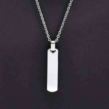 2pcs Vertical Layer Necklaces for Men | Waterproof Stainless Steel Cuban Chain Collar