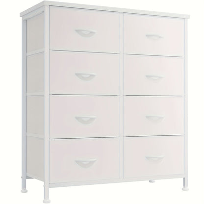 8 Drawer Dresser Storage Organizer Fabric Drawers Chest Bedroom Hallway Unit