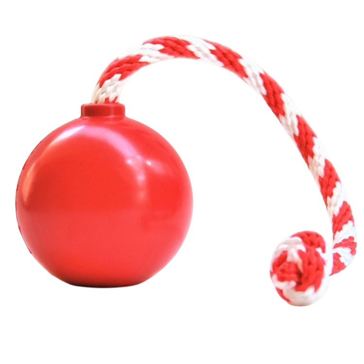 USA-K9 Cherry Bomb Rubber Dog Chew Toy | K9 Handler Reward Toy | USA Made