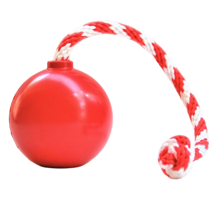 USA-K9 Cherry Bomb Rubber Dog Chew Toy | K9 Handler Reward Toy | USA Made