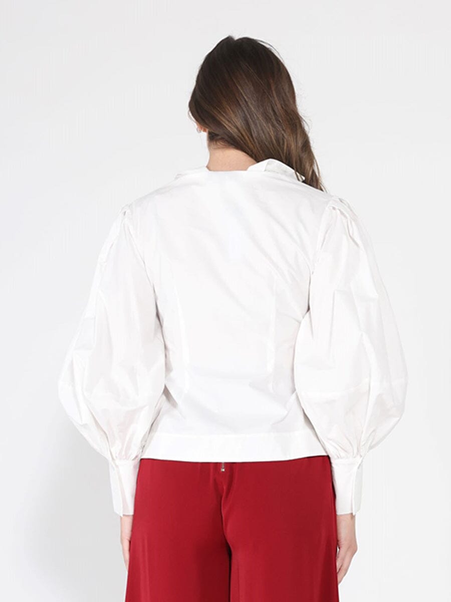 Crossbody Long Sleeve Solid Top