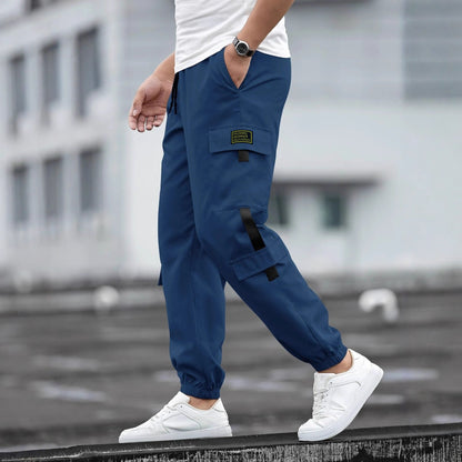 Mens Retro Jogger Casual Work Pants