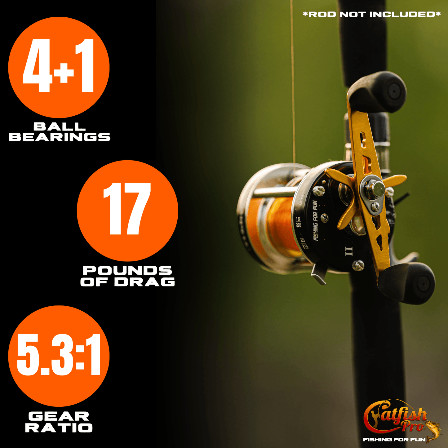 Fishing for Fun Round Baitcaster Reel