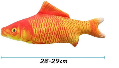 Floppy Fish Cat Toy Moving Fish Toy for Cats Interactive Flopping Cat Kicker Fish Toy Dancing Wiggle Fish Catnip Toys Fun Toy for Cat Exercise