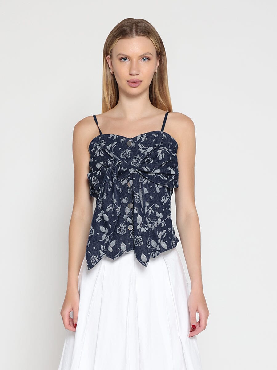 Front Tie Design Strape Top