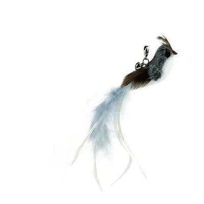 Hands-Free Feather Cat Wand with Bell | Suction Cup Interactive Toy for Hunting and Exercise